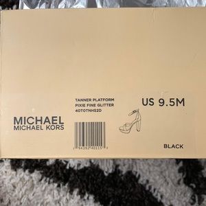 MK Tanner Platform pixie fine glitter shoes